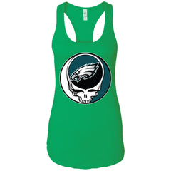 Philadelphia Eagles Grateful Dead Steal Your Face Football Nfl Shirts Women Tank Top Women Tank Top - parenttees