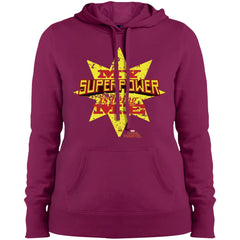 Captain Marvel My Superpower Is Being Me Women Hooded Sweatshirt Women Hooded Sweatshirt - parenttees