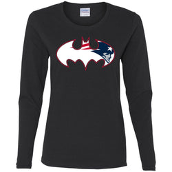 We Are The New England Patriots Batman Nfl Mashup Women Long Sleeve Shirt