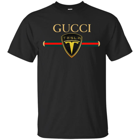 Gucci Tesla T-shirt Men Cotton T-Shirt Black / S Men Cotton T-Shirt - parenttees