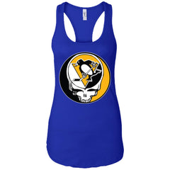 Pittsburgh Penguins Grateful Dead Steal Your Face Hockey Nhl Shirts Women Tank Top Women Tank Top - parenttees