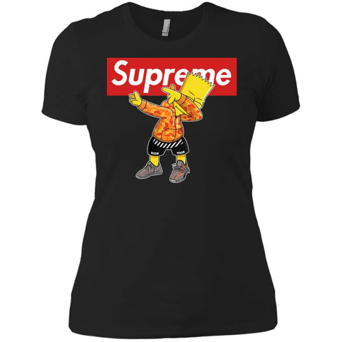 Supreme Dabbing T-shirt Women Cotton T-Shirt Black / X-Small Women Cotton T-Shirt - parenttees