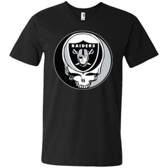 Oakland Raiders Grateful Dead Steal Your Face Football Nfl Shirts Men V-Neck T-Shirt Men V-Neck T-Shirt - parenttees