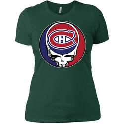 Montreal Canadiens Grateful Dead Steal Your Face Hockey Nhl Shirts Women Cotton T-Shirt