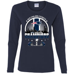 Nfl – New England Patriots 2019 Super Bowl Champions Football Women Long Sleeve Shirt Women Long Sleeve Shirt - parenttees