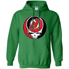 New Jersey Devils Grateful Dead Steal Your Face Hockey Nhl Shirts Pullover Hoodie Sweatshirt Pullover Hoodie Sweatshirt - parenttees