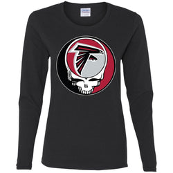 Atlanta Falcons Grateful Dead Steal Your Face Football Nfl Shirts Women Long Sleeve Shirt