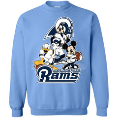 Mickey Mouse Los Angeles Rams American Football Nfl Sports Shirt Crewneck Pullover Sweatshirt Crewneck Pullover Sweatshirt - parenttees