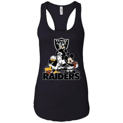 Mickey Mouse Oakland Raiders American Football Nfl Sports Shirt Women Tank Top