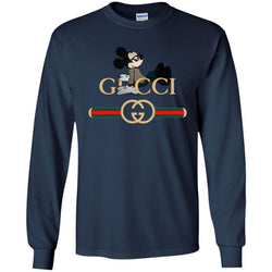 Gucci Mickey T-shirt Men Long Sleeve Shirt
