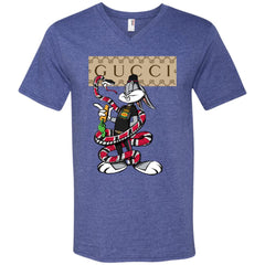 Gucci Rabbit Snake Gift Birthday T-shirt Men V-Neck T-Shirt Men V-Neck T-Shirt - parenttees