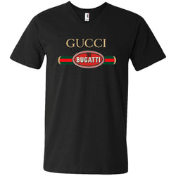 Gucci Bugatti Shirt Men V-Neck T-Shirt