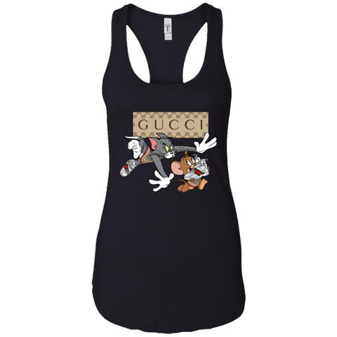 Gucci Tom And Jerry Cartoon T-shirt Women Tank Top Black / X-Small Women Tank Top - parenttees