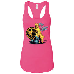 Captain Marvel Symbol Goose Fly High Women Tank Top Women Tank Top - parenttees