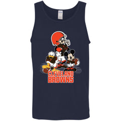 Mickey Mouse Cleveland Browns American Football Nfl Sports Shirt Men Cotton Tank Men Cotton Tank - parenttees