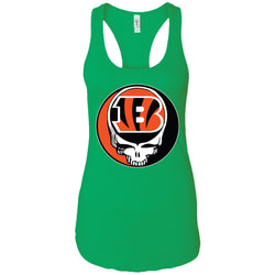 Cincinnati Bengals Grateful Dead Steal Your Face Football Nfl Shirts Women Tank Top