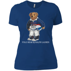 Ralph Lauren Polo Bear T-shirt Women Cotton T-Shirt Women Cotton T-Shirt - parenttees