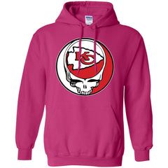 Kansas City Chiefs Grateful Dead Steal Your Face Football Nfl Shirts Pullover Hoodie Sweatshirt Pullover Hoodie Sweatshirt - parenttees