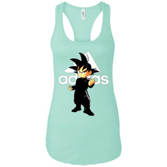 Goku Treding Adidas White T-shirt Women Tank Top Women Tank Top - parenttees