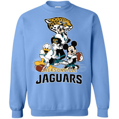 Mickey Mouse Jacksonville Jaguar American Football Nfl Sports Shirt Crewneck Pullover Sweatshirt Crewneck Pullover Sweatshirt - parenttees