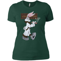 Louis Vuitton Rabbit Smoking Shirt Women Cotton T-Shirt