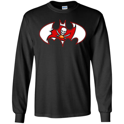 We Are The Tampa Bay Buccaneers Batman Nfl Mashup Men Long Sleeve Shirt Black / S Men Long Sleeve Shirt - parenttees