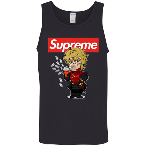 Supreme Tyrion Game Of Thrones T-shirt Men Cotton Tank Black / X-Small Men Cotton Tank - parenttees