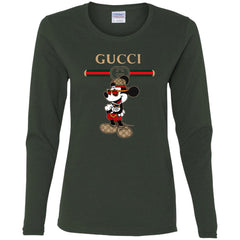 Gucci Mickey New Style T-shirt Women Long Sleeve Shirt Women Long Sleeve Shirt - parenttees