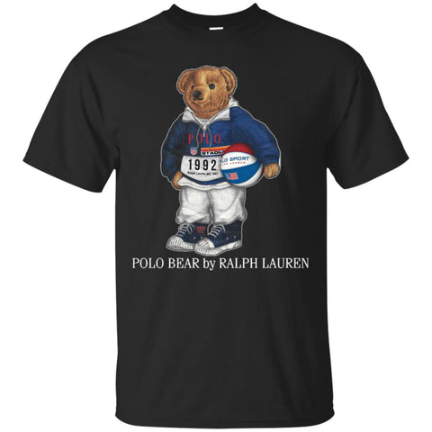 Ralph Lauren Polo Bear T-shirt Men Cotton T-Shirt Black / S Men Cotton T-Shirt - parenttees