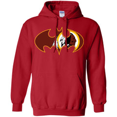 We Are The Washington Redskins Batman Nfl Mashup Pullover Hoodie Sweatshirt Pullover Hoodie Sweatshirt - parenttees