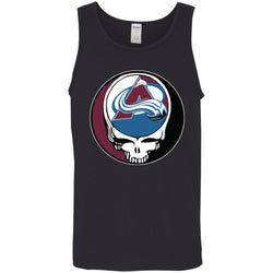 Colorado Avalanche Grateful Dead Steal Your Face Hockey Nhl Shirts Men Cotton Tank