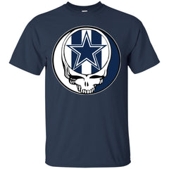 Dallas Cowboys Grateful Dead Steal Your Face Football Nfl Shirts Men Cotton T-Shirt Men Cotton T-Shirt - parenttees