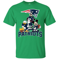 Mickey Mouse New England Patriots American Football Nfl Sports Shirt Men Cotton T-Shirt Men Cotton T-Shirt - parenttees