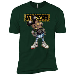 Versace Mickey Mouse Cartoon T-shirt Men Short Sleeve T-Shirt Men Short Sleeve T-Shirt - parenttees