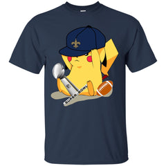 Nfl – New Orleans Saints Pikachu Super Bowl 2019 Football Men Cotton T-Shirt Men Cotton T-Shirt - parenttees