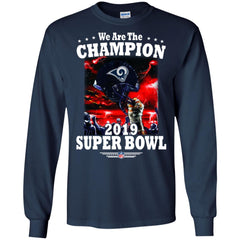 Nfl – Los Angeles Rams We Are The Champion 2019 Super Bowl Football Men Long Sleeve Shirt Men Long Sleeve Shirt - parenttees