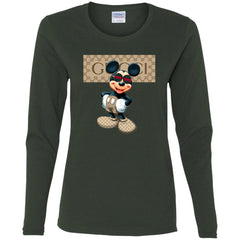 Gucci Mickey Gift Birthday T-shirt Women Long Sleeve Shirt Women Long Sleeve Shirt - parenttees