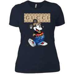 Gucci Mickey Mouse Trending T-shirt Women Cotton T-Shirt Women Cotton T-Shirt - parenttees