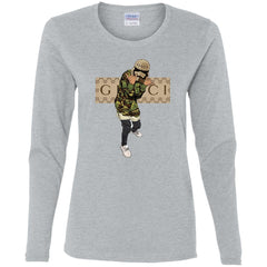 Gucci Gang Hiphop T-shirt Women Long Sleeve Shirt Women Long Sleeve Shirt - parenttees