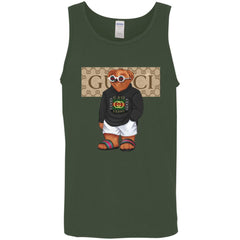 Best Gucci Bear Style Fashion T-shirt Men Cotton Tank Men Cotton Tank - parenttees