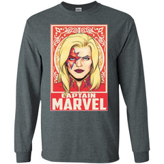 Captain Marvel Ornament Men Long Sleeve Shirt Men Long Sleeve Shirt - parenttees