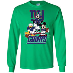 Mickey Mouse New York Giants American Football Nfl Sports Shirt Men Long Sleeve Shirt Men Long Sleeve Shirt - parenttees