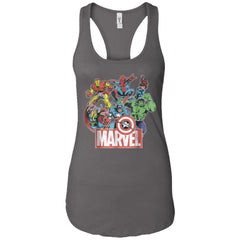 Marvel Avengers Team Retro Comic Vintage Graphic Women Tank Top Women Tank Top - parenttees