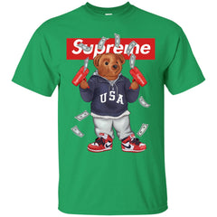 Supreme Bear Hot Trending T-shirt Men Cotton T-Shirt Men Cotton T-Shirt - parenttees