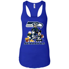 Mickey Mouse Seattle Seahawks American Football Nfl Sports Shirt Women Tank Top Women Tank Top - parenttees