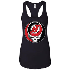 New Jersey Devils Grateful Dead Steal Your Face Hockey Nhl Shirts Women Tank Top Women Tank Top - parenttees