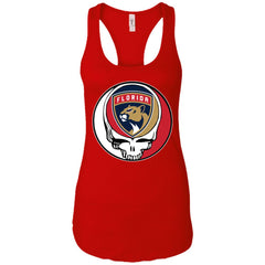 Florida Panthers Grateful Dead Steal Your Face Hockey Nhl Shirts Women Tank Top Women Tank Top - parenttees