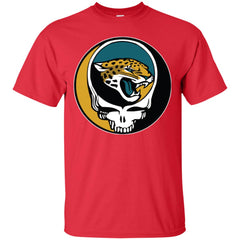 Jacksonville Jaguars Grateful Dead Steal Your Face Football Nfl Shirts Men Cotton T-Shirt Men Cotton T-Shirt - parenttees