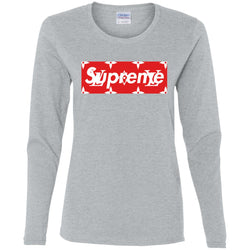 Louis Vuitton Box Supreme T-shirt Women Long Sleeve Shirt