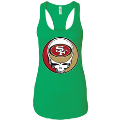 San Francisco 49ers Grateful Dead Steal Your Face Football Nfl Shirts Women Tank Top